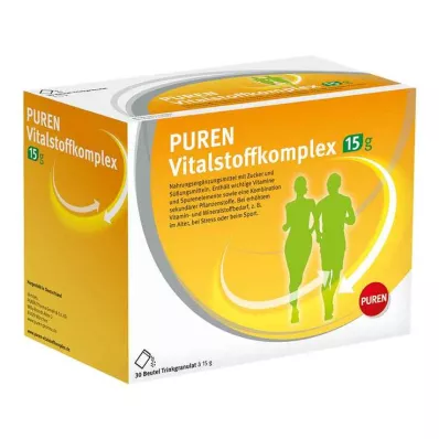 PUREN Vital anyag komplex zacskó 15 g-os granulátumból, 30 db