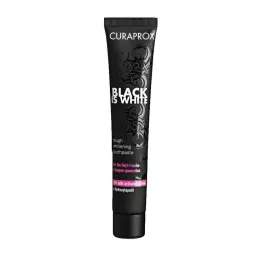 CURAPROX fekete fehér szén fogkrém, 90 ml