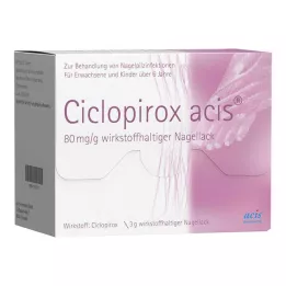 CICLOPIROX acis 80 mg/g hatóanyagú körömlakk, 3 g