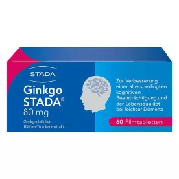 GINKGO STADA 80 mg film -bevonatú tabletta, 60 db