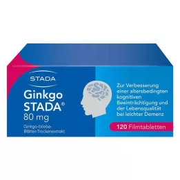 GINKGO STADA 80 mg film -bevonatú tabletta, 120 db