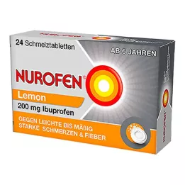 NUROFEN 200 mg citromos olvadó tabletta, 24 db