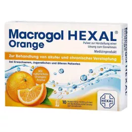 MACROGOL HEXAL Orange Plv.z.Her.e.Lsg.z.Einn.Btl., 10 db