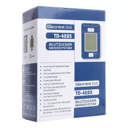 GLUCO TEST DUO Blutzuckermessger.starteret Mg/DL, 1 db