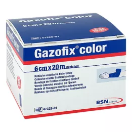 GAZOFIX színrögzítő kötszer összefüggő 6 cmx20 m kék, 1 db