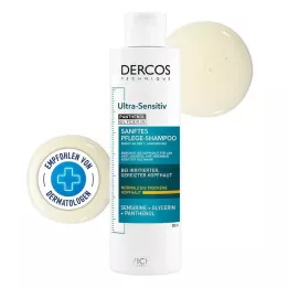VICHY DERCOS ultraérzékeny sampon száraz fejbőrre, 200 ml