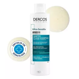 VICHY DERCOS ultraérzékeny sampon zsíros fejbőrre, 200 ml