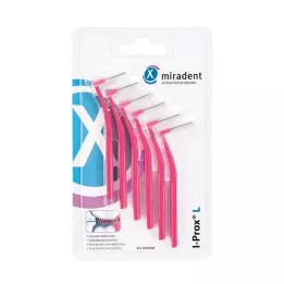Miradent Interdental Brush I-Prox L 0,4 mm Rózsaszín, 6 db