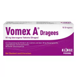 VOMEX A Dragees 50 mg bevont tabletta, 10 db
