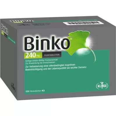 BINKO 240 mg film -bevonatú tabletta, 120 db