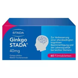 GINKGO STADA 40 mg film -bevonatú tabletta, 60 db