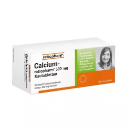 CALCIUM-RATIOPHARM 500 mg-os rágótabletta, 100 db
