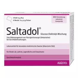 SALTADOL Elektrolit por szájon át történő használatra, 6 db