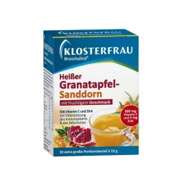 KLOSTERFRAU Broncholind forró gránátalmás homoktea, 10X15 g