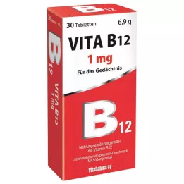 VITA B12 1 mg menta ízű pasztilla, 30 db
