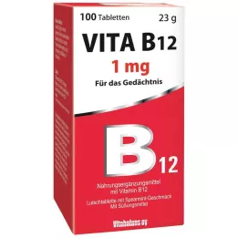 VITA B12 1 mg menta ízű pasztilla, 100 db