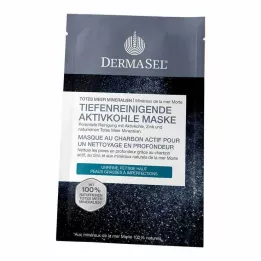 DermaSel Totes tengeri ásványi anyagok mélység tisztítása aktivált szén, 12 ml