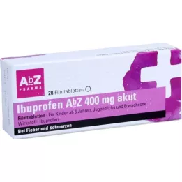 IBUPROFEN Abbey 400 mg akut film -bevonatú tabletták, 20 db