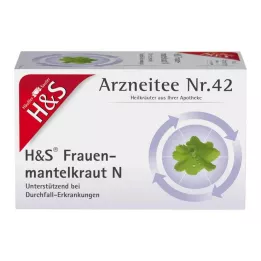 H&amp;S Ladys Mantle Herb N szűrőzsákok, 20X1,0 g