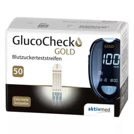 GLUCOCHECK GOLD Vércukor tesztcsíkok, 50 db