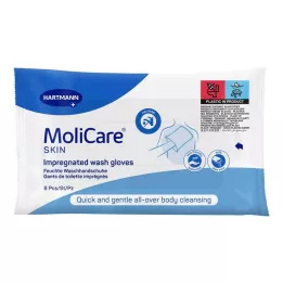 MOLICARE SKIN Mosókesztyű, 8 darab