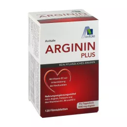 ARGININ PLUS B1+B6+B12-vitamin+Folsav filmtabletta, 120 db
