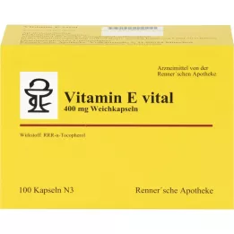 VITAMIN E VITAL 400 mg Rennersche Apotheke lágy kapszula, 100 db