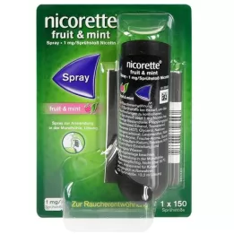 NICORETTE Gyümölcs &amp; Mint spray 1 mg/spray, 1 db