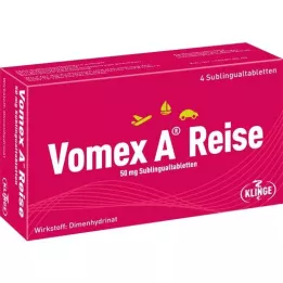 VOMEX A Reise 50 mg-os nyelvalatti tabletta, 4 db