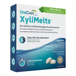 ORACOAT XyliMelts ragasztótabletta enyhe menta, 40 db