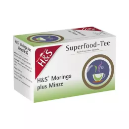 H&amp;S Moringa Plus menta, 20x2,3 g