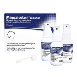 MINOXICUTAN Férfi 50 mg/ml spray, 3X60 ml