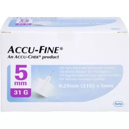 ACCU FINE steril tűk F.insulinpens 5 mm 31 g, 100 db