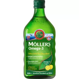 Möller omega-3 máj tonna citrom ízű, 250 ml