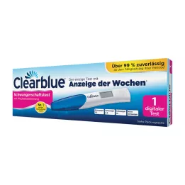 CLEARBLUE Terhességi teszt heti meghatározással, 1 db