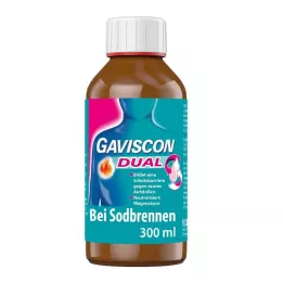 GAVISCON Kettős 500 mg/213 mg/325 mg belsőleges szuszpenzió, 300 ml