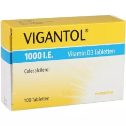 VIGANTOL 1000, azaz D3 -vitamin tabletták, 100 db