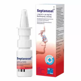 SEPTANASAL 1 mg/ml + 50 mg/ml orrspray, 10 ml