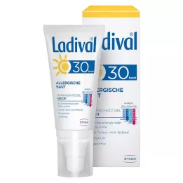 Ladival Allergiás bőr fényvédő gél arc LSF 30, 50 ml