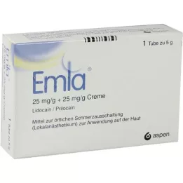 EMLA 25 mg/g + 25 mg/g krém + 2 teegaderm pl., 5 g