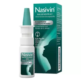 NASIVIN Orrspray fogyóeszközök nélkül felnőtteknek és iskolásoknak, 10 ml