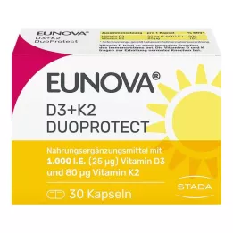 EUNOVA DuoProtect D3+K2 1000 NE/80 μg kapszula, 30 db