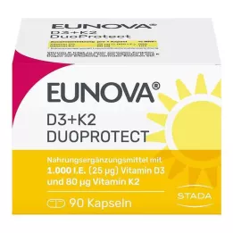 EUNOVA DuoProtect D3+K2 1000 NE/80 μg kapszula, 90 db