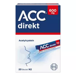 ACC közvetlen 600 mg-os por orális használatra tasakban, 20 db