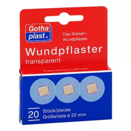 GOTHAPLAST Sebvakolat 2,2 cm átlátszó, 20 db