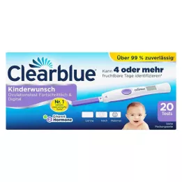 CLEARBLUE Ovulációs teszt haladó & digitális, 20 db