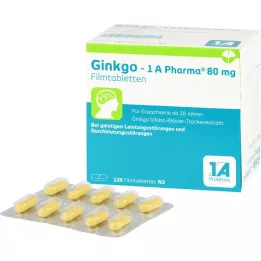 GINKGO-1A Pharma 80 mg film -bevonatú tabletták, 120 db