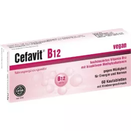 CEFAVIT B12 rágó tabletták, 60 db