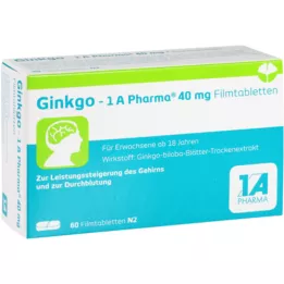 Ginkgo 1A Pharma 40 mg filmtabletta, 60 db