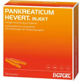 PANKREATIC Hevert Injektált ampullák, 100 db